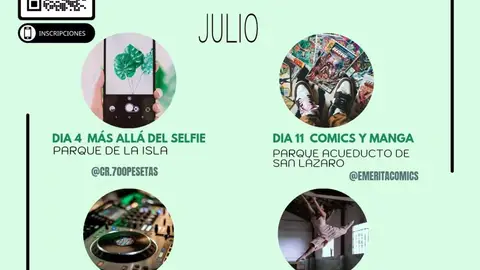 Menores emeritenses podrán participar en actividades de ocio saludable en parques los jueves de julio y agosto Menores emeritenses podrán participar en actividades de ocio saludable en parques los jueves de julio y agosto