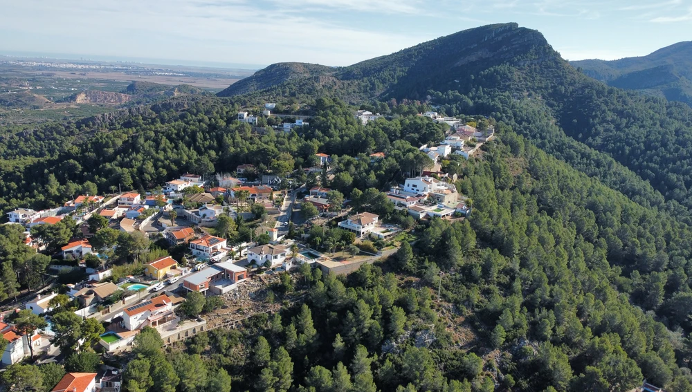 Urbanización alcireña en zona forestal