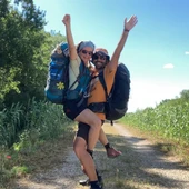 Nacho y Amparo viven su 'Luna de Miel' en el Camino de Roma a Santiago de Compostela. Nacho y Amparo viven su 'Luna de Miel' en el Camino de Roma a Santiago de Compostela.