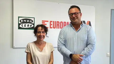 La presidenta del Consejo Territorial de la ONCE en Illes Balears, Alejandra Luque, acompaña al director regional de Atresmedia Radio en Illes Balears, Juan Carlos Enrique La presidenta del Consejo Territorial de la ONCE en Illes Balears, Alejandra Luque, acompaña al director regional de Atresmedia Radio en Illes Balears, Juan Carlos Enrique