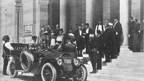 Imagen minutos antes del atentado de Sarajevo Imagen minutos antes del atentado de Sarajevo