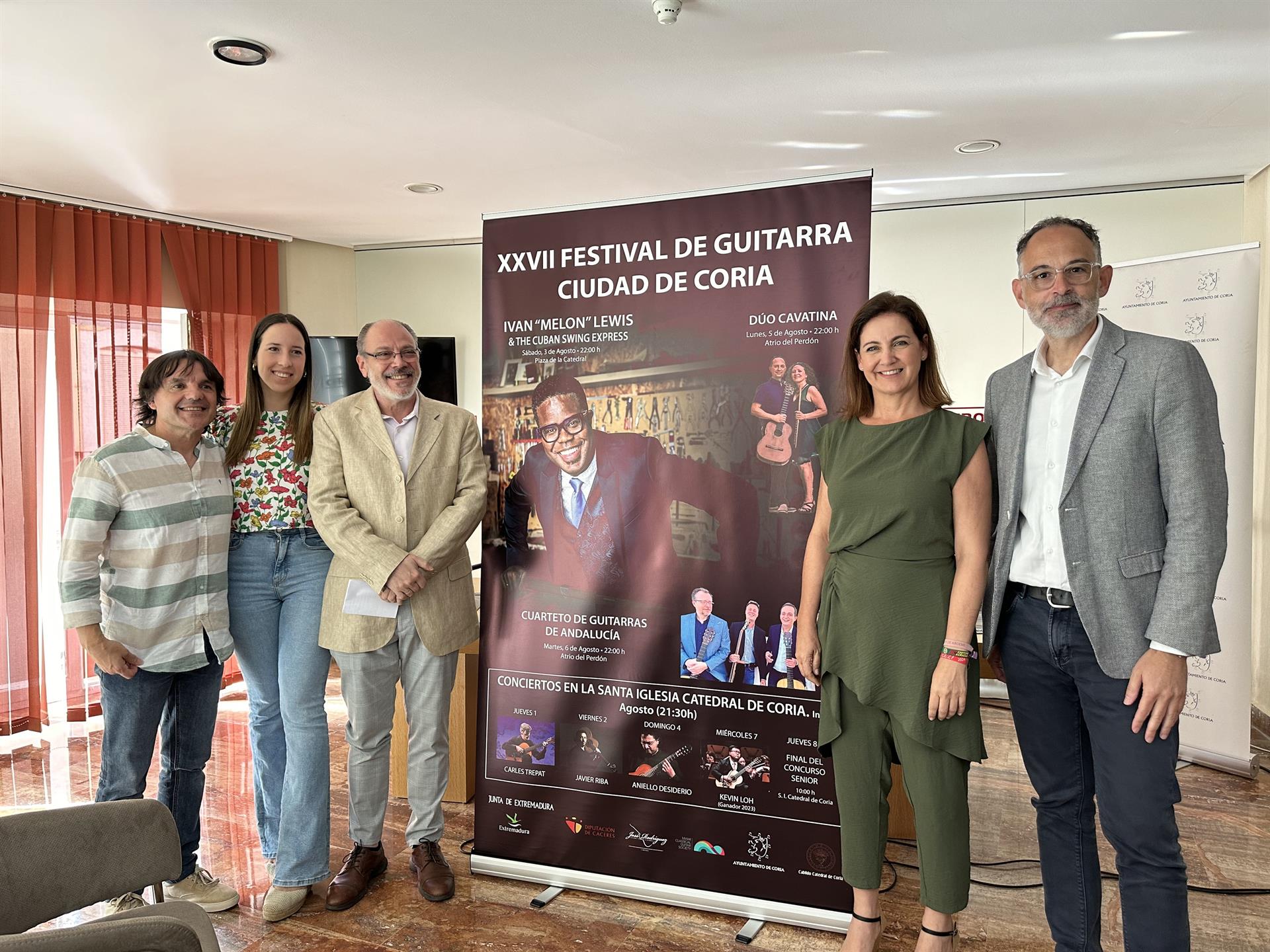 El XXVII Festival de Guitarra de Coria ofrecerá tres conciertos con Iván 'Melón' Lewis como pianista invitado El XXVII Festival de Guitarra de Coria ofrecerá tres conciertos con Iván 'Melón' Lewis como pianista invitado