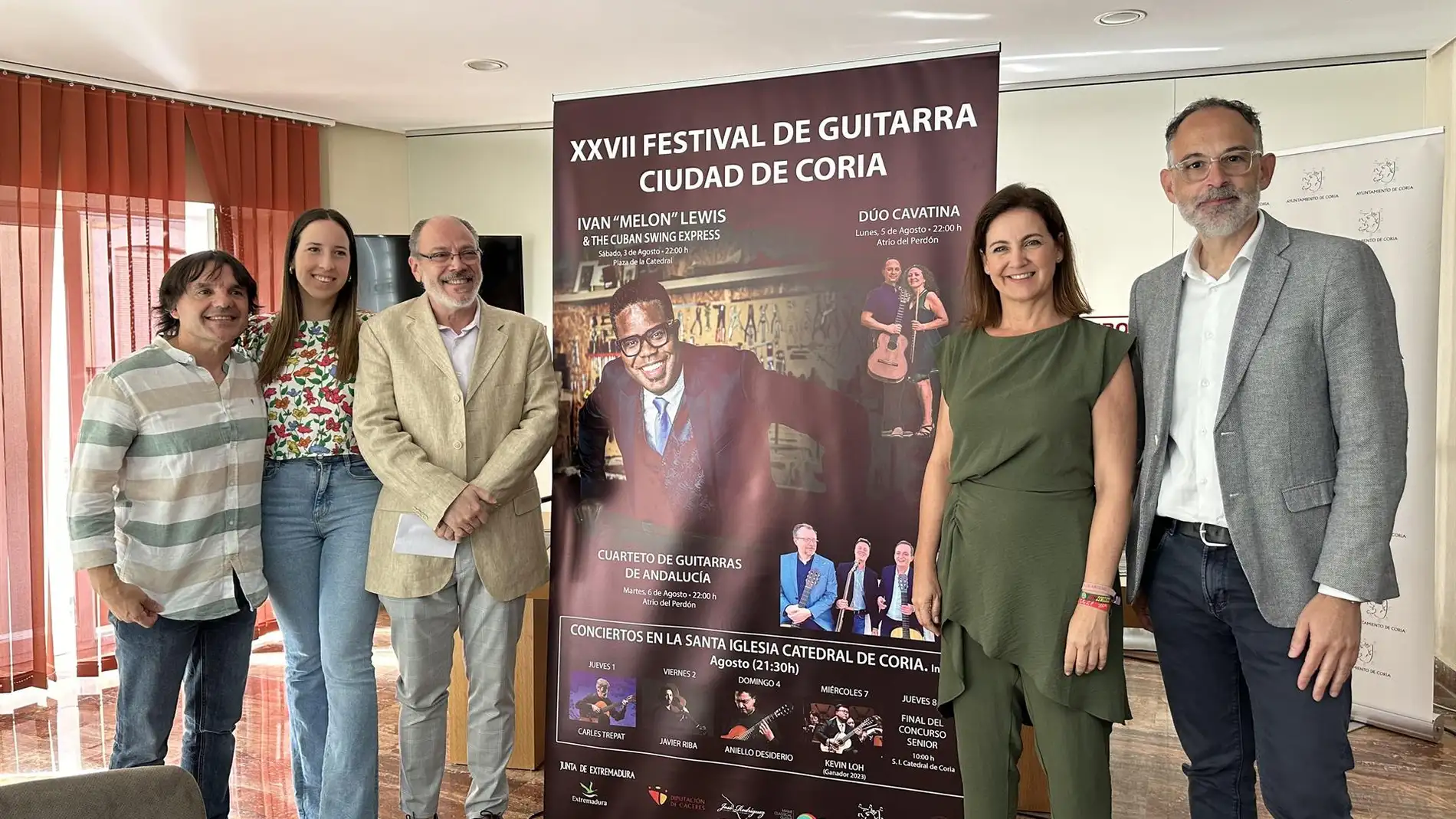 El XXVII Festival de Guitarra de Coria ofrecerá tres conciertos con Iván 'Melón' Lewis como pianista invitado
