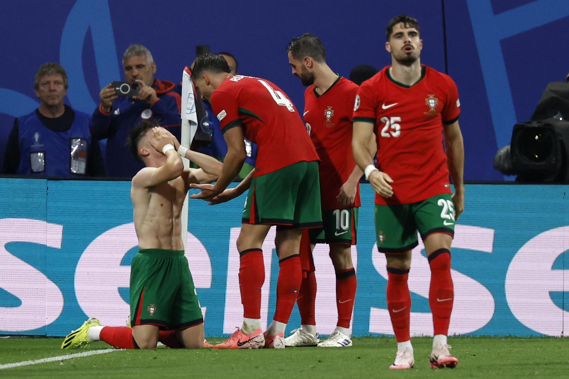 Portugal se impone en el descuento a República Checa Portugal se impone en el descuento a República Checa