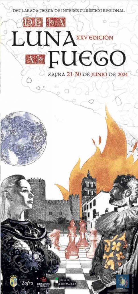 Zafra vuelve al siglo de Oro con más de 50 actividades en la fiesta "De la Luna de Fuego" del 21 al 30 de junio Zafra vuelve al siglo de Oro con más de 50 actividades en la fiesta "De la Luna de Fuego" del 21 al 30 de junio