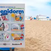 Benidorm activa una campaña para que los propios turistas sepan cómo mejorar su seguridad Benidorm activa una campaña para que los propios turistas sepan cómo mejorar su seguridad