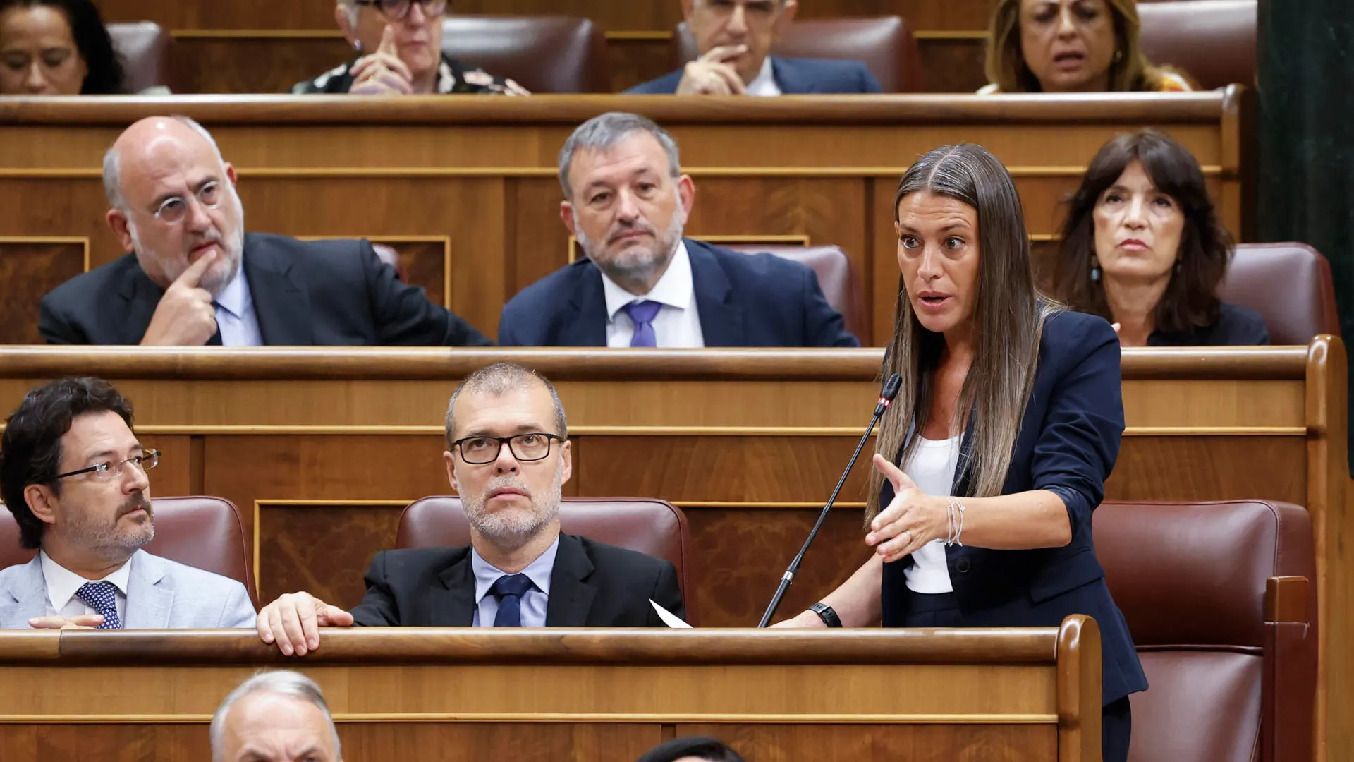La portavoz de Junts, Miriam Nogueras