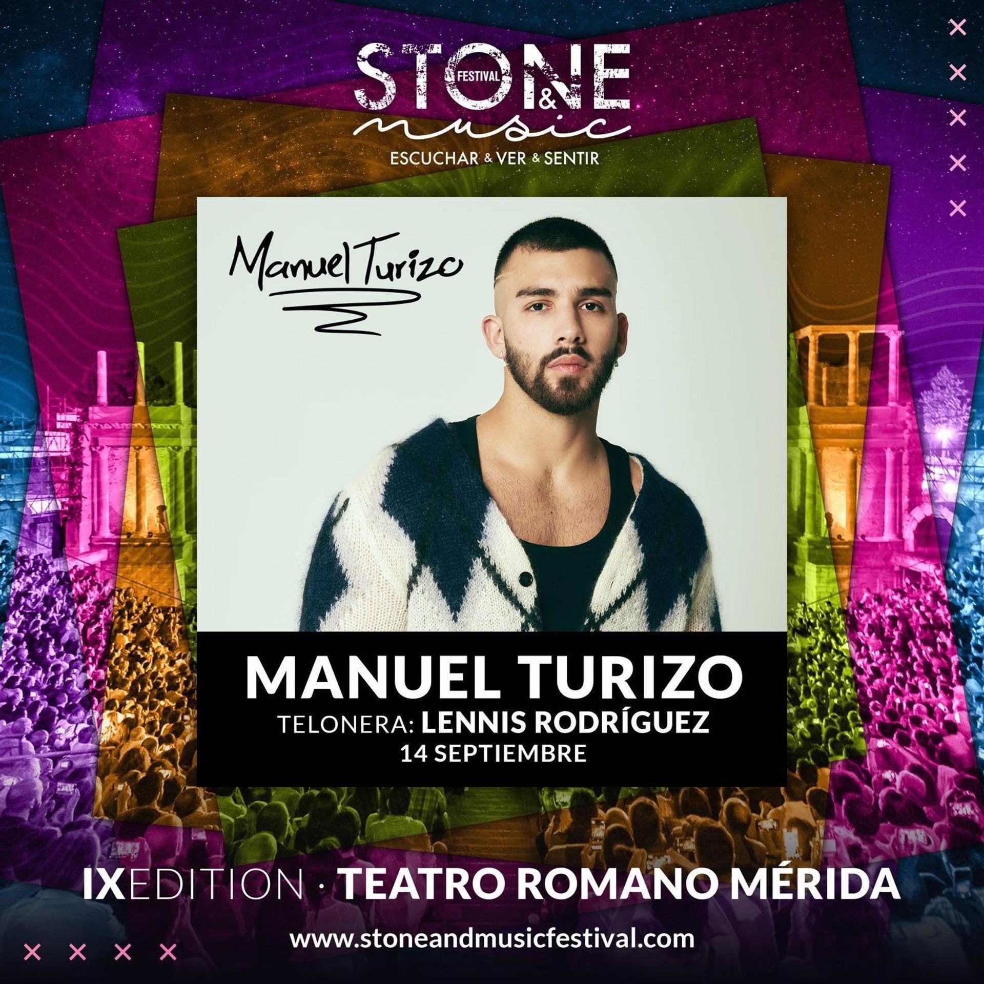 El cantante Manuel Turizo ofrecerá un concierto el 14 de septiembre en el Teatro Romano de Mérida El cantante Manuel Turizo ofrecerá un concierto el 14 de septiembre en el Teatro Romano de Mérida