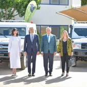 Dos ambulancias blindadas de Herencia para Ucrania Dos ambulancias blindadas de Herencia para Ucrania