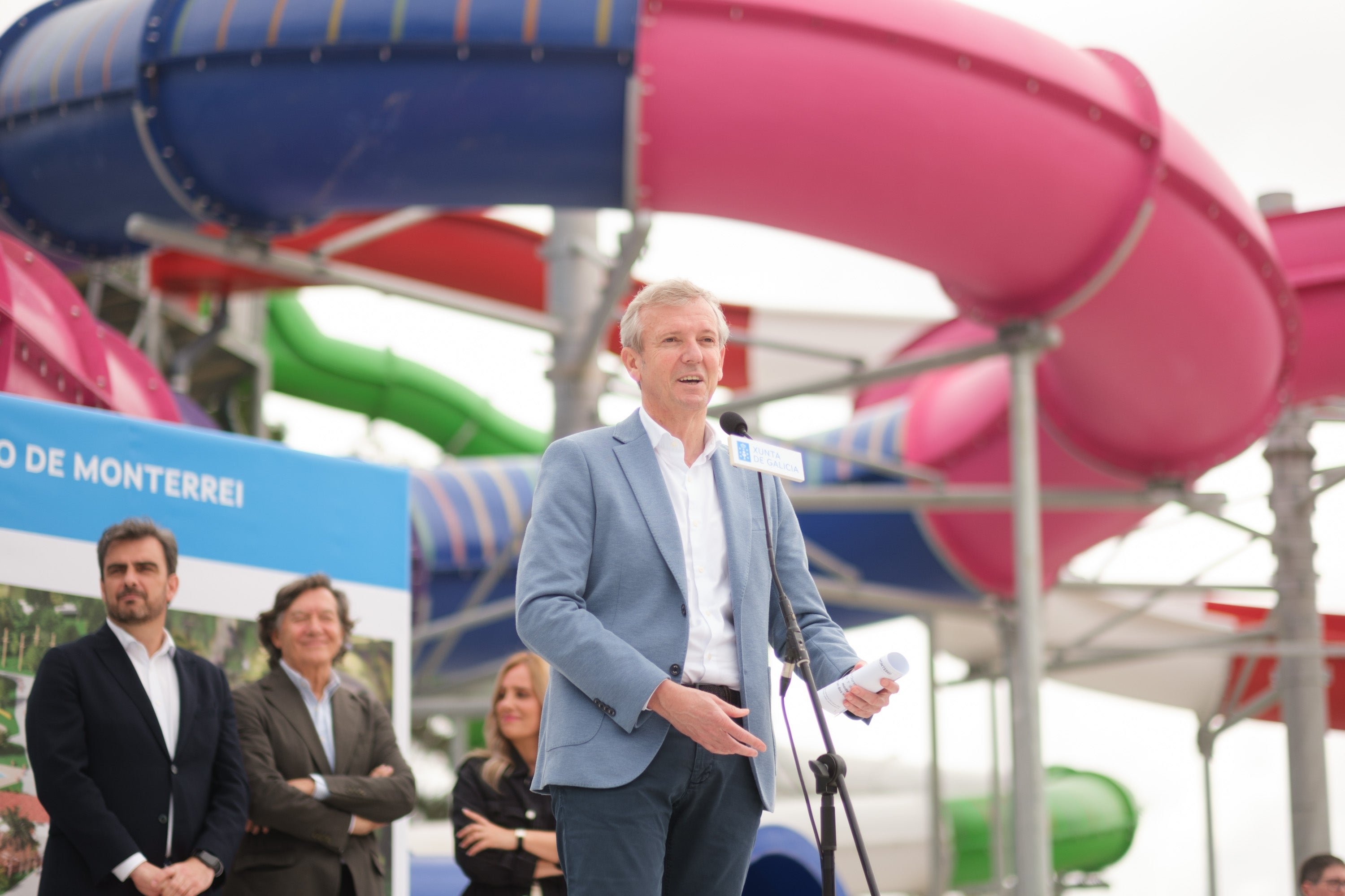 Rueda destaca o parque acuático de Monterrei como atractivo turístico Rueda destaca o parque acuático de Monterrei como atractivo turístico