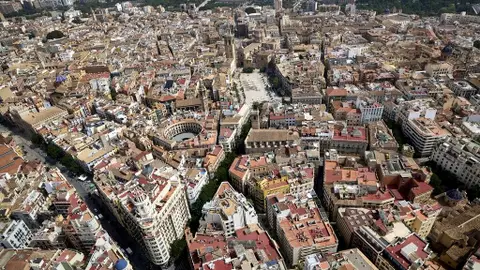 Vista aérea de Ciutat Vella apartamentos