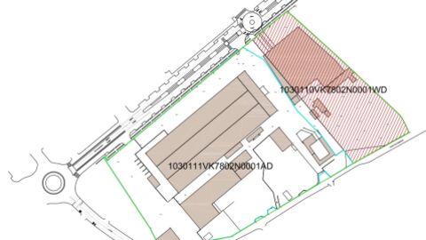 Plano de la futura ubicaci&oacute;n de la estaci&oacute;n de autobuses de Alcal&aacute; de Henares