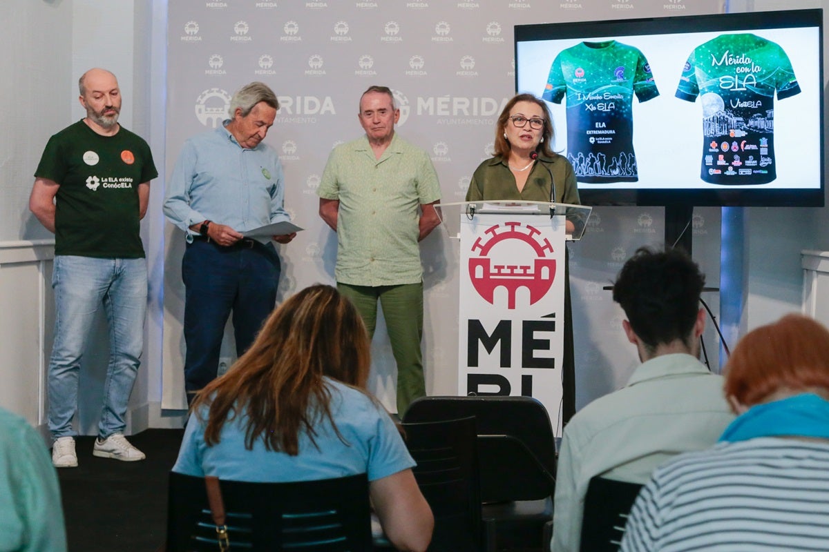 Una marcha nocturna recorrerá 5 kilómetros por diferentes puntos de Mérida en julio a favor de los afectados por ELA Una marcha nocturna recorrerá 5 kilómetros por diferentes puntos de Mérida en julio a favor de los afectados por ELA