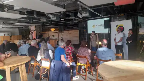 Imagen de los participantes en la promoción de Menorca en Francia. Imagen de los participantes en la promoción de Menorca en Francia.