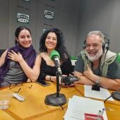 María Pírez, Paloma Albarrán y Antonio Vega
