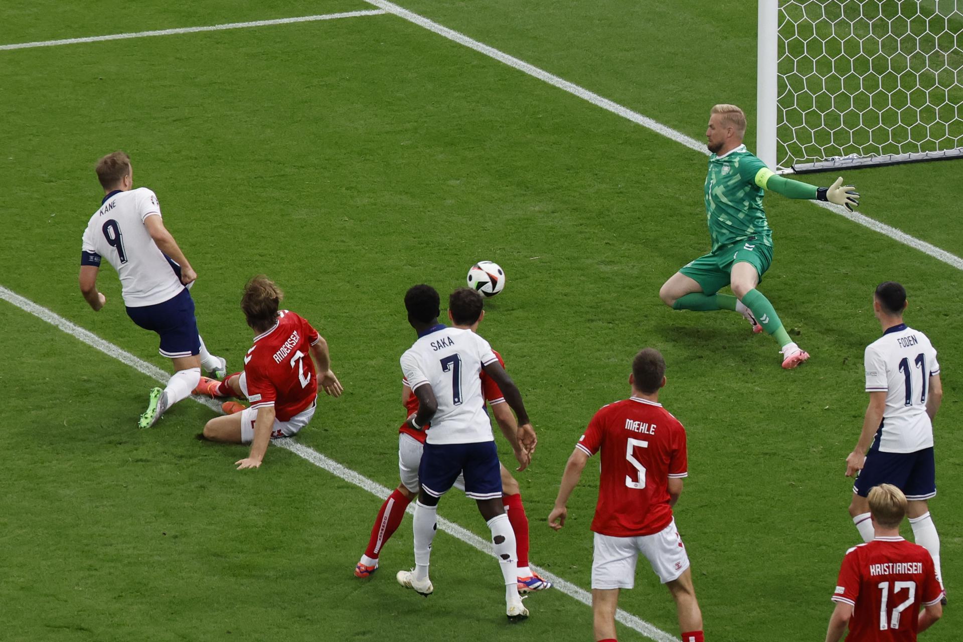 Una Inglaterra gris no pasa del empate ante Dinamarca Una Inglaterra gris no pasa del empate ante Dinamarca