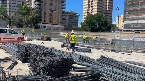 Obras del Metro de Málaga