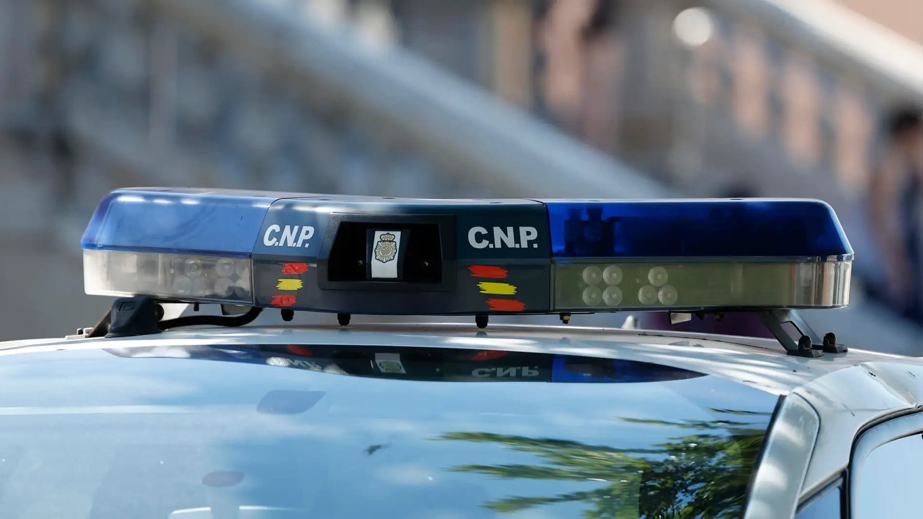Imagen de archivo de las sirenas de un coche del Cuerpo Nacional de Policía