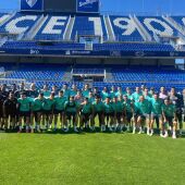 Último entrenamiento de Málaga