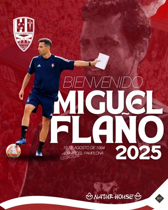 Miguel Flaño nuevo entrenador de la UDL Miguel Flaño nuevo entrenador de la UDL