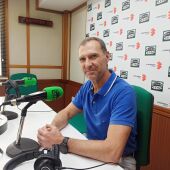 Juan Luis Huertas, en los estudios de Onda Cero Ciudad Real
