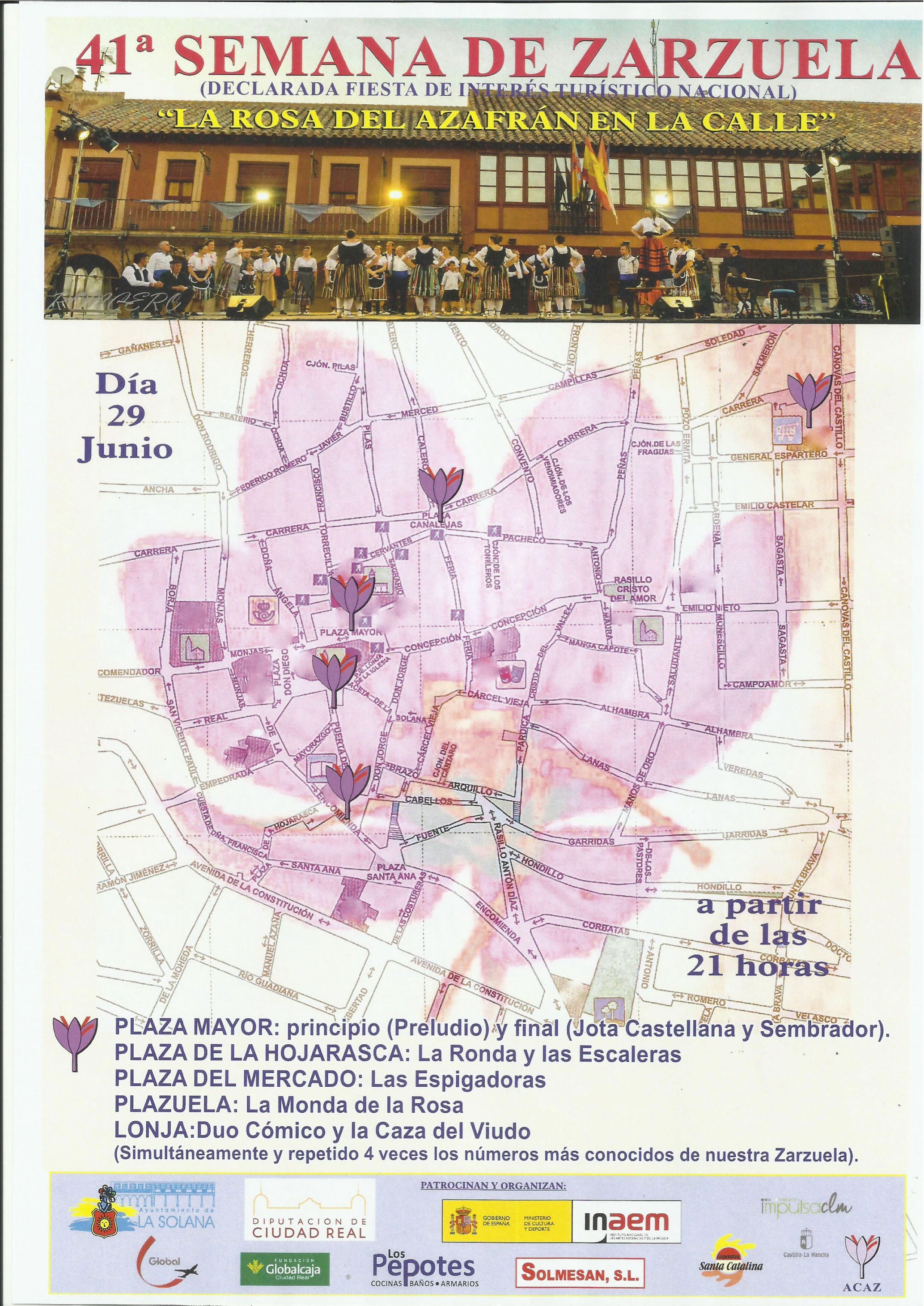 "La Zarzuela en la calle" el próximo sábado en La Solana "La Zarzuela en la calle" el próximo sábado en La Solana