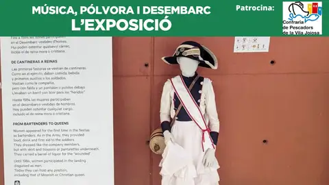 Reproducció del vestit de cantinera de 1901. Reproducció del vestit de cantinera de 1901.