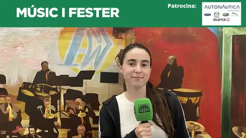 Isa, oboe de la Medi i festera dels Pescadors. Isa, oboe de la Medi i festera dels Pescadors.