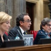 El presidente del Parlament, Josep Rull, ha constatado que no hay ningún candidato que tenga suficientes apoyos/ DAVID ZORRAKINO-EUROPA PRESS