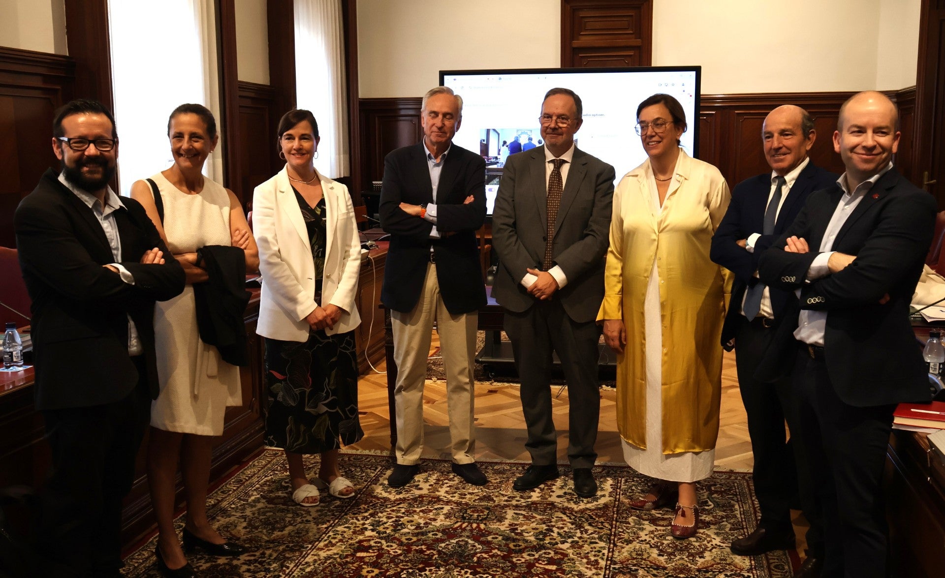Homenaje a José Antonio Orejas en el Patronato de la Fundación Santa María la Real Homenaje a José Antonio Orejas en el Patronato de la Fundación Santa María la Real