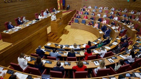 Imagen de archivo del hemiciclo de les Corts Valencianes.