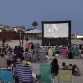 Una proyección de cine de verano