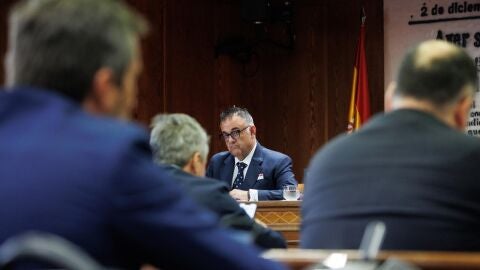 El exdirector del Servicio Canario de Salud, Conrado Jos&eacute; Dom&iacute;nguez Trujillo, comparece durante la Comisi&oacute;n de Investigaci&oacute;n sobre el &lsquo;caso Koldo&rsquo;, en el Senado, a 26 de junio de 2024