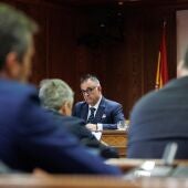 El exdirector del Servicio Canario de Salud, Conrado José Domínguez Trujillo, comparece durante la Comisión de Investigación sobre el ‘caso Koldo’, en el Senado, a 26 de junio de 2024