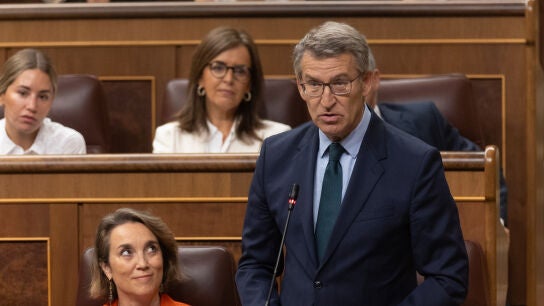 El presidente del PP, Alberto N&uacute;&ntilde;ez Feij&oacute;o