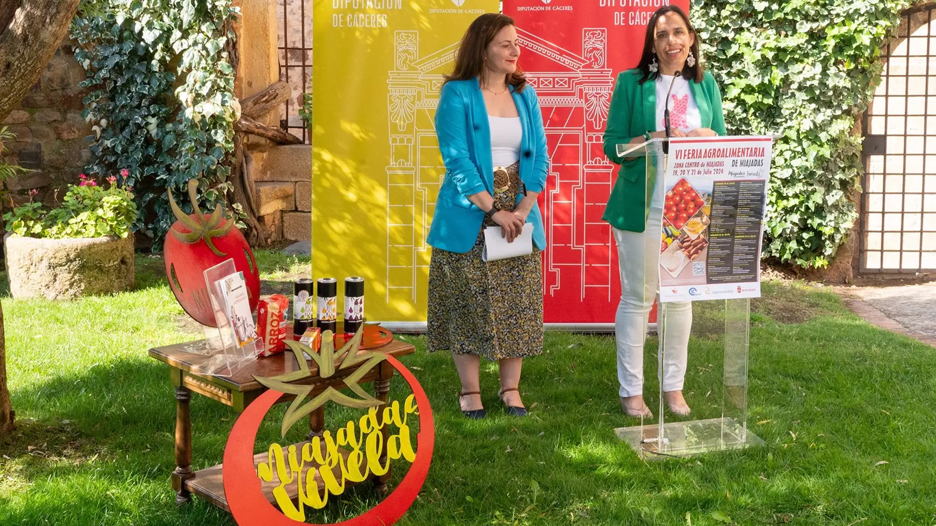 Miajadas celebra la VI Feria Agroalimentaria del 19 al 21 de julio con una veintena de expositores Miajadas celebra la VI Feria Agroalimentaria del 19 al 21 de julio con una veintena de expositores