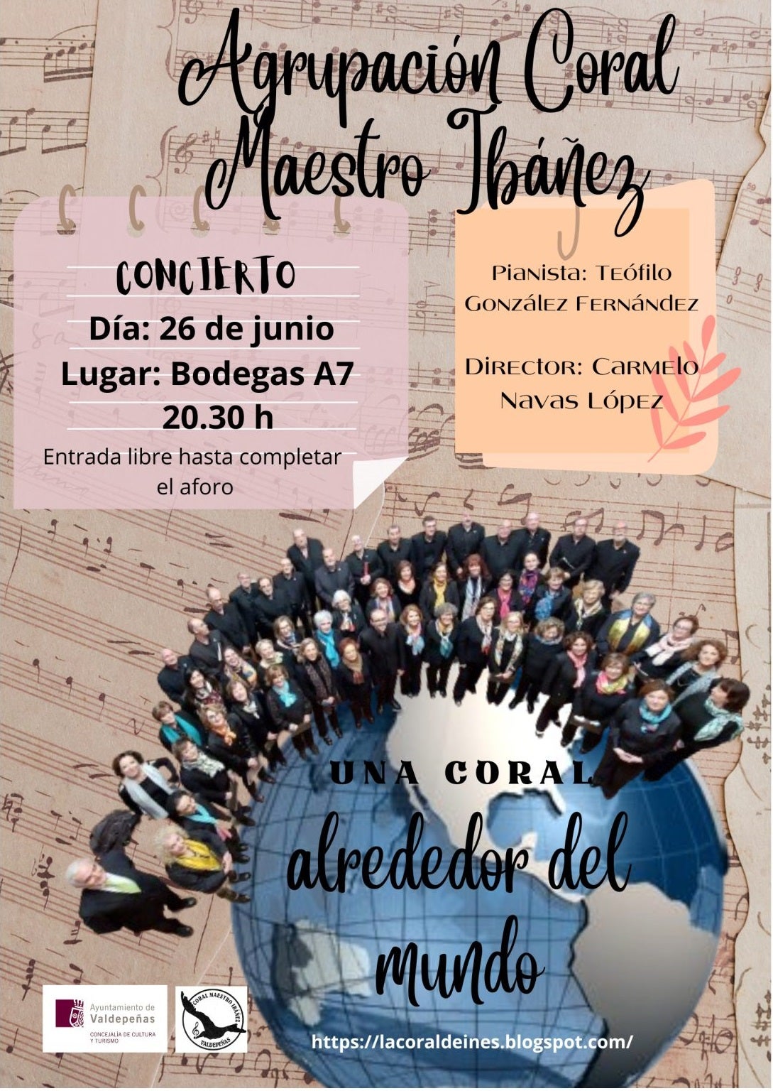 La Agrupación Coral 'Maestro Ibáñez' da la bienvenida al verano con un concierto La Agrupación Coral 'Maestro Ibáñez' da la bienvenida al verano con un concierto