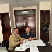 José Manuel Verdulla, con Francisco Orellana José Manuel Verdulla, con Francisco Orellana