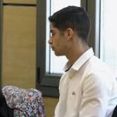 El acusado durante el juicio que se celebra en la Audiencia de Ciudad Real