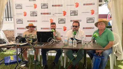Javier Ruíz y Emilio Hidalgo en FERCAM. Javier Ruíz y Emilio Hidalgo en FERCAM.