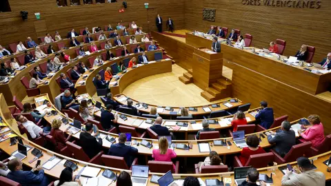 Imagen de archivo de una vista de Les Corts Valencianes. Imagen de archivo de una vista de Les Corts Valencianes.