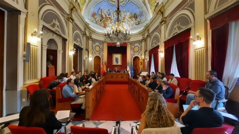 Sal&oacute;n de plenos, ayuntamiento