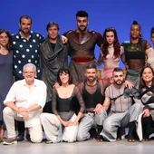 Els intèrprets del muntatge de "Tirant Lo Blanc" que s'està fent al Teatre Romea. Els intèrprets del muntatge de "Tirant Lo Blanc" que s'està fent al Teatre Romea.
