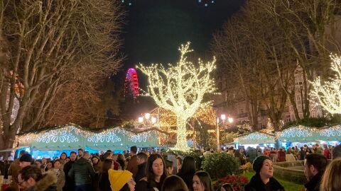 Mercadillo y noria de la Navidad de Vigo