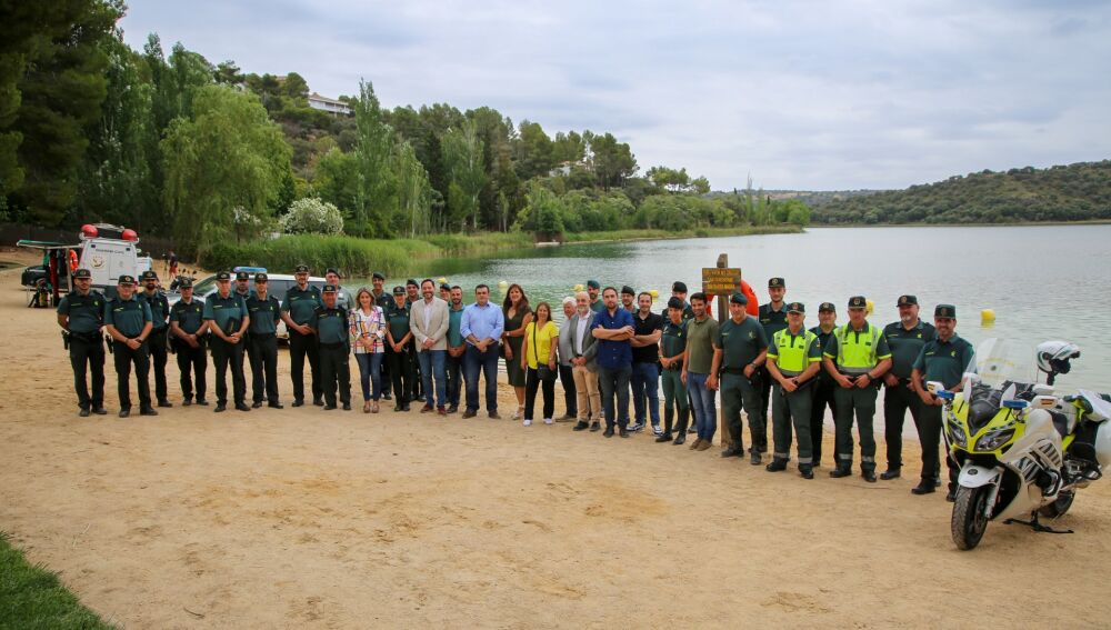 Presentación del dispositivo de seguridad en las Lagunas de Ruidera