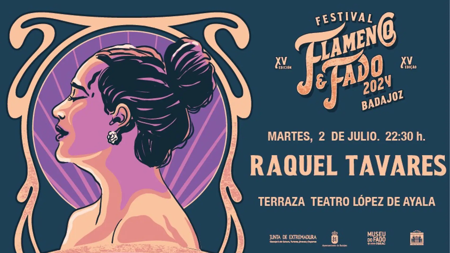 La cantante portuguesa Raquel Tavares abre el próximo martes el Festival de Flamenco y Fado de Badajoz
