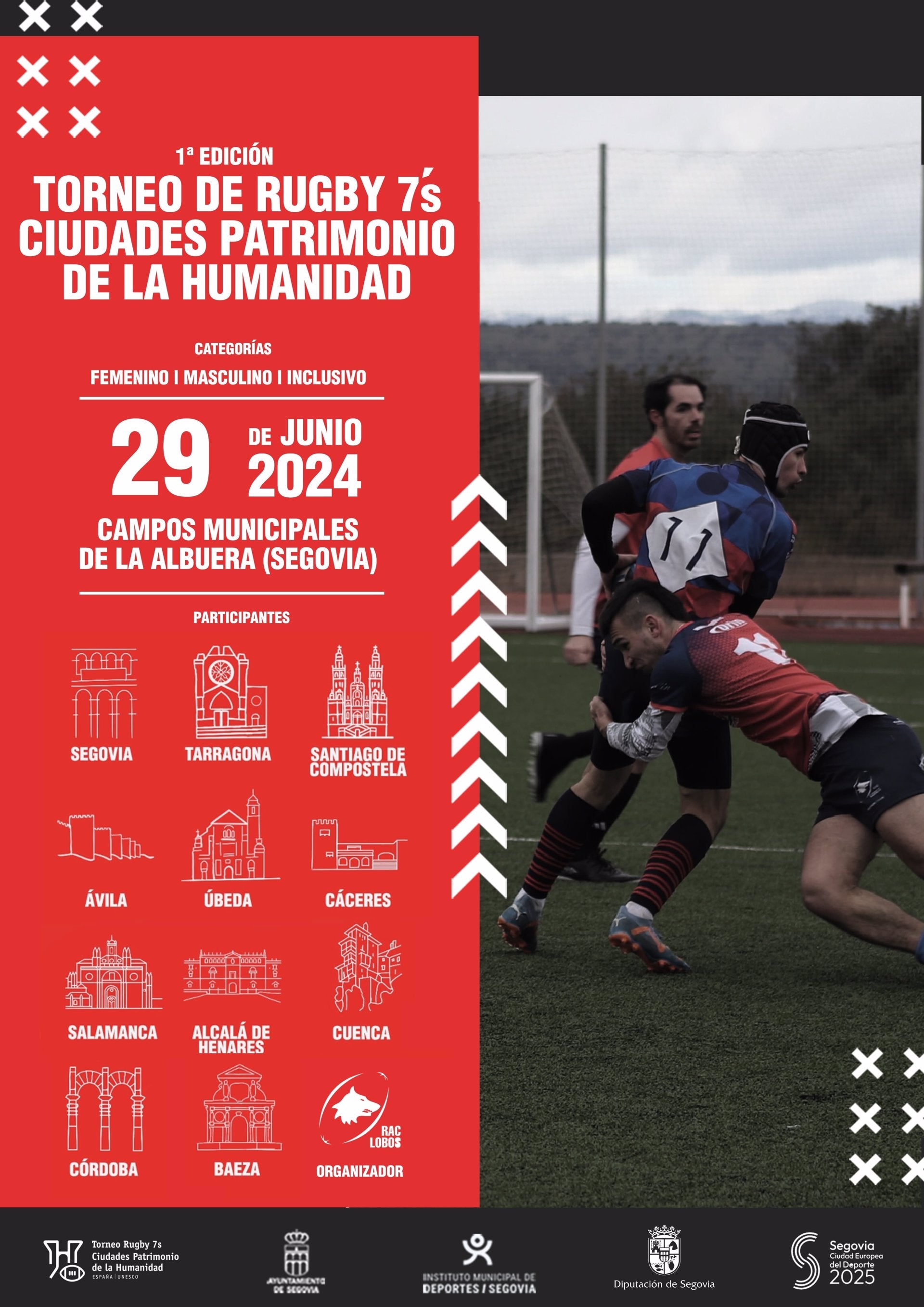 El CAR Cáceres participa en el I Torneo Rugby 7 "Ciudades Patrimonio de la Humanidad de España" en Segovia El CAR Cáceres participa en el I Torneo Rugby 7 "Ciudades Patrimonio de la Humanidad de España" en Segovia