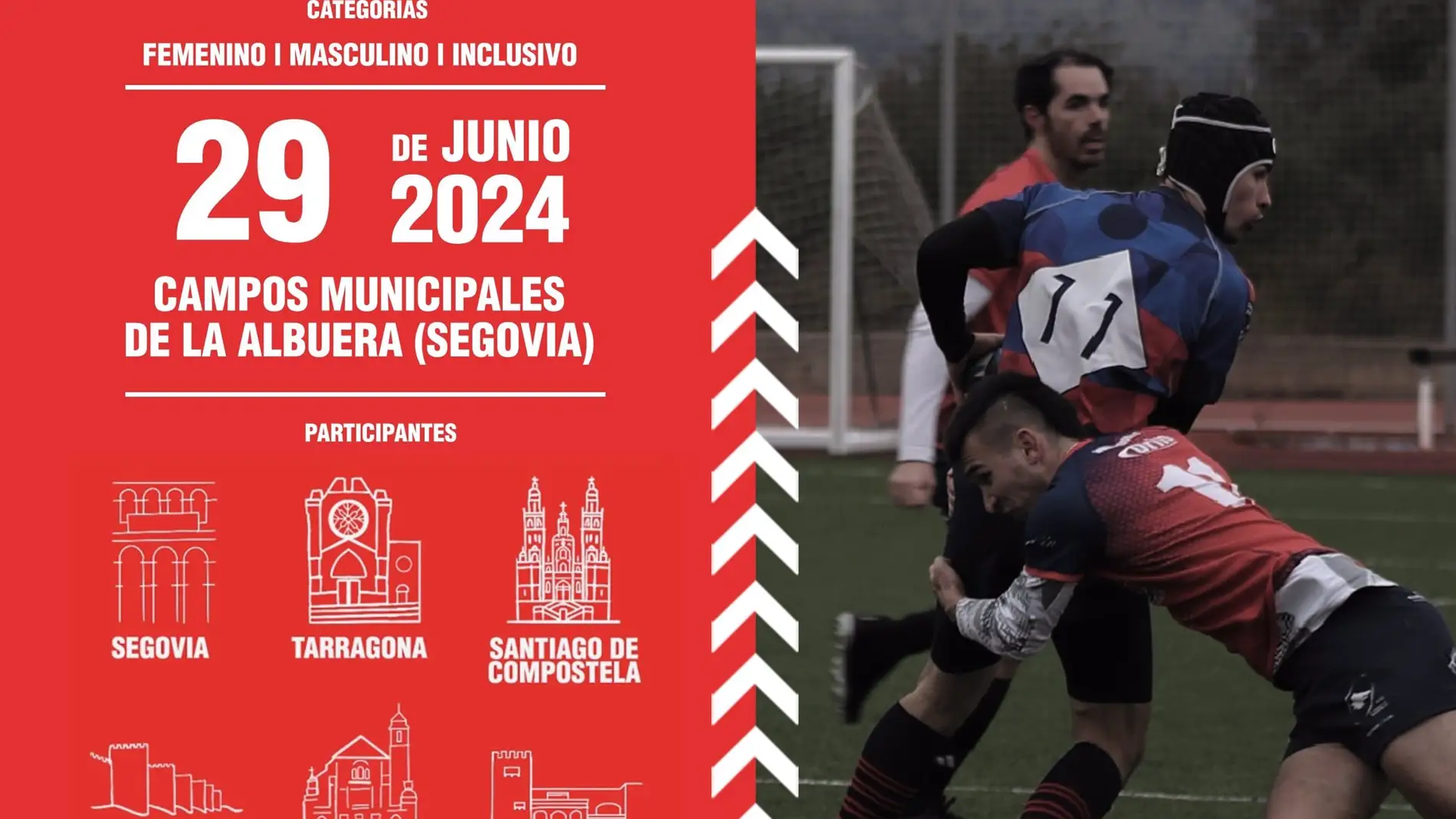 El CAR Cáceres participa en el I Torneo Rugby 7 "Ciudades Patrimonio de la Humanidad de España" en Segovia