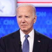 Joe Biden durante su debate contra Trump