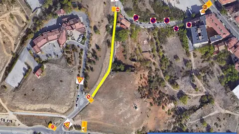 Las obras del Hospital General obligan a reordenar los accesos desde el miércoles 3 Obras Hospital General